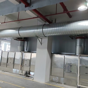 中山家具廠噴涂廢氣管道工程