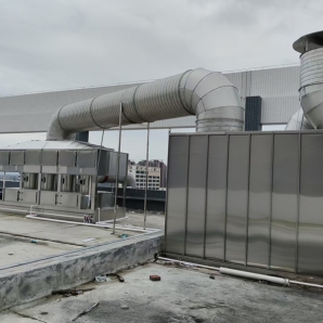 中山家具廠噴涂廢氣管道工程