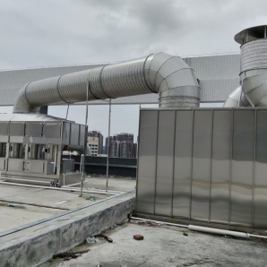 中山家具廠噴涂廢氣管道工程